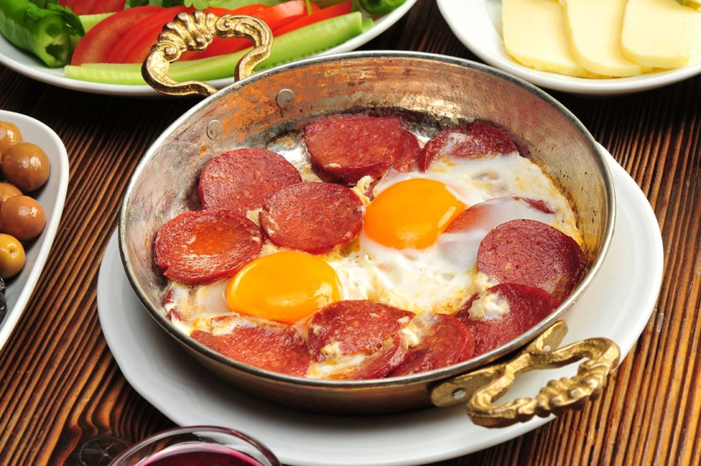 Egg With Sausage