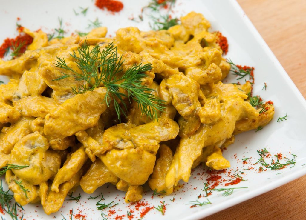 Chicken with Curry Sauce